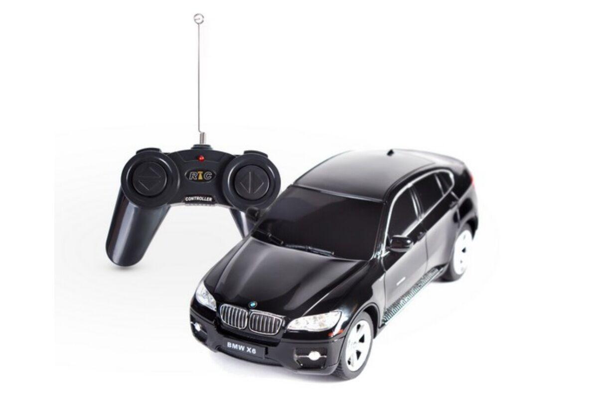 Rastar:  Радиоуправляемая машинка BMW X6 на пульте управления, черный, 1:24, фото 1