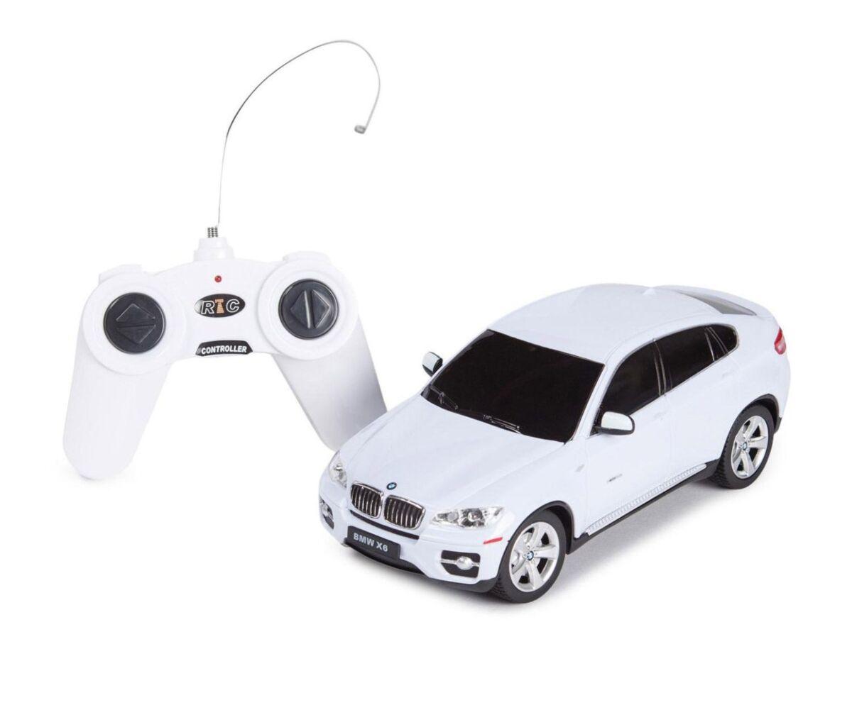 Rastar:  Радиоуправляемая машинка BMW X6 на пульте управления, белый, 1:24