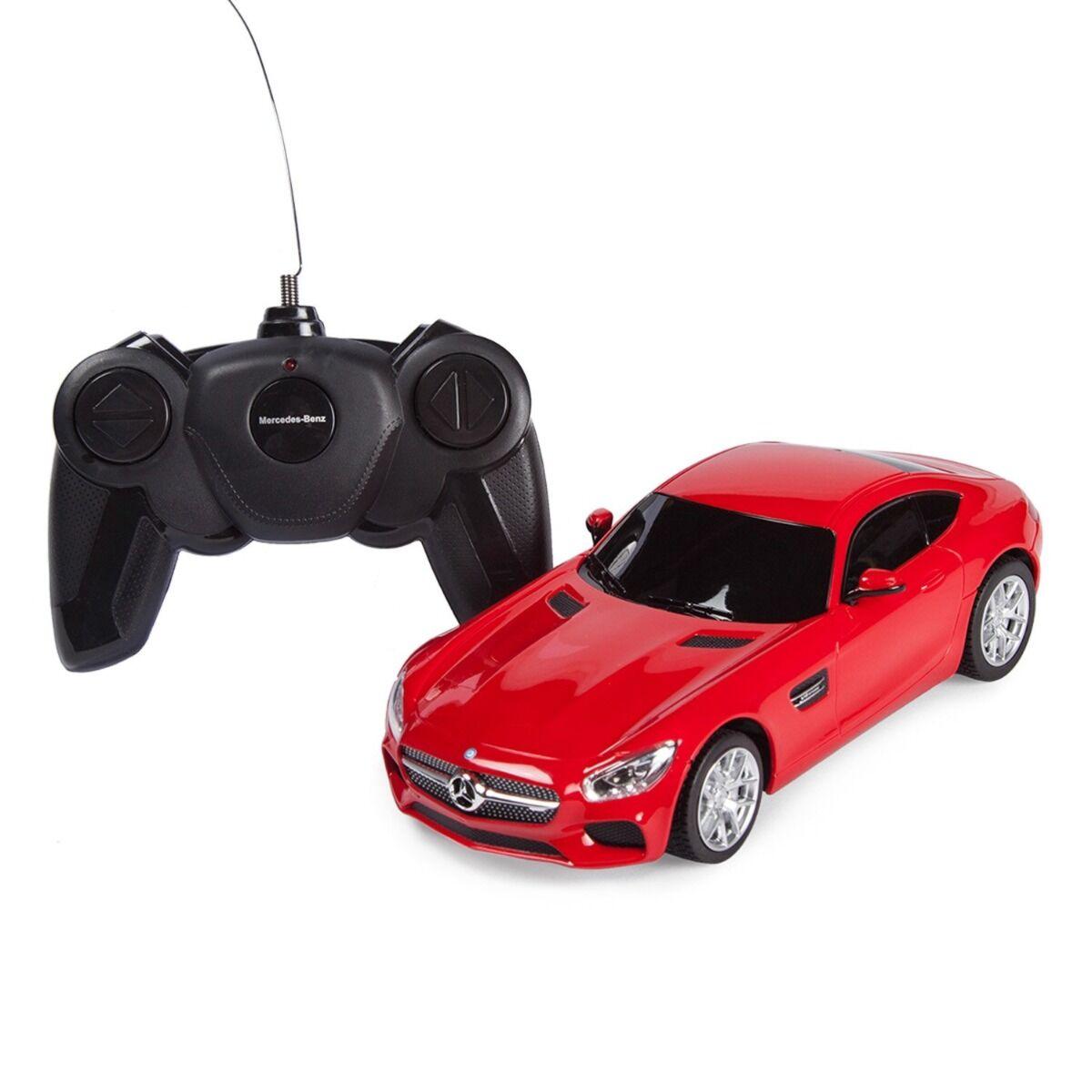 Rastar:  Радиоуправляемая машинка Mercedes-AMG GT на пульте управления, красный, 1:24