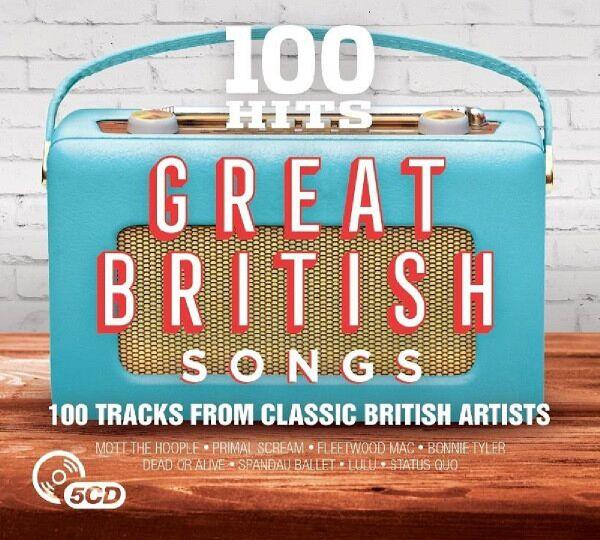 100 Hits - Great British Songs 5CD (фирм.)