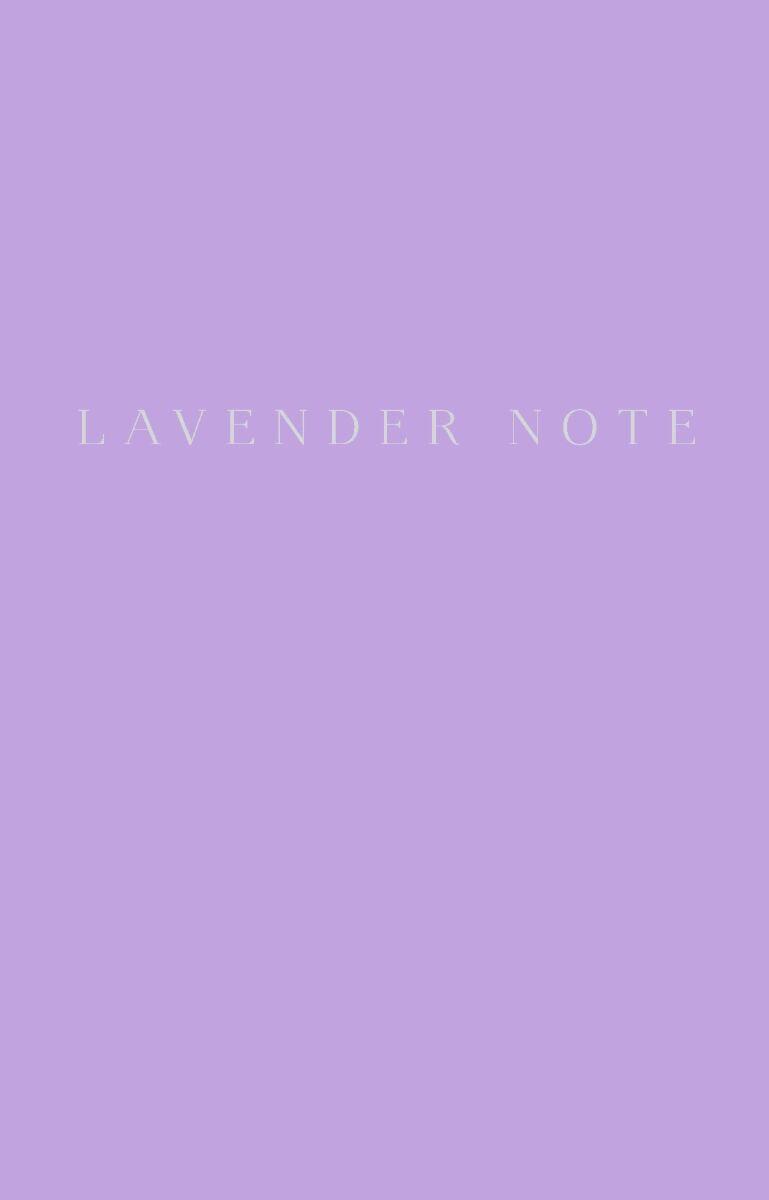 Блокнот Lavender Note (твердый переплет)