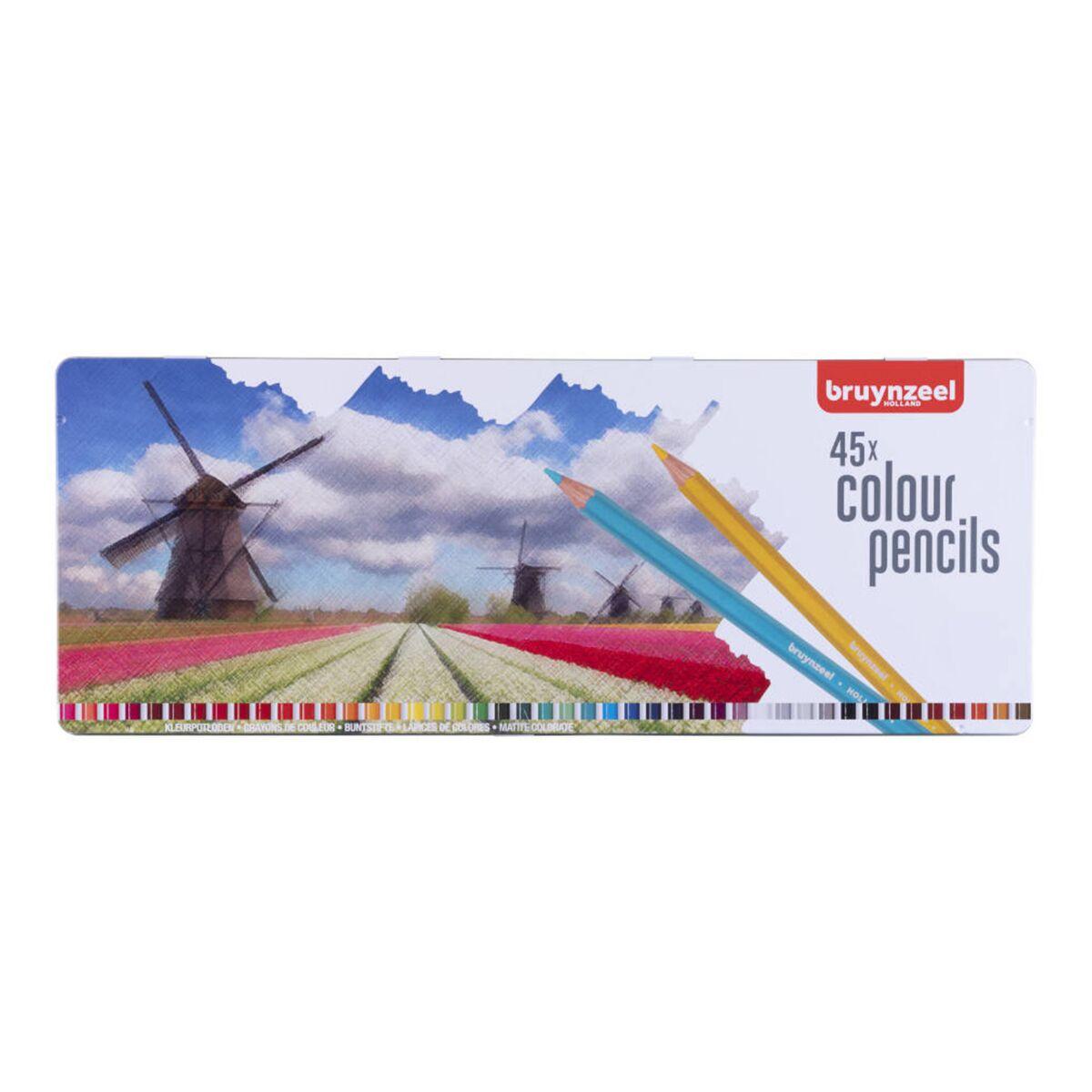 Набор цветных карандашей BRUYNZEEL, Голландия, 45 цв.