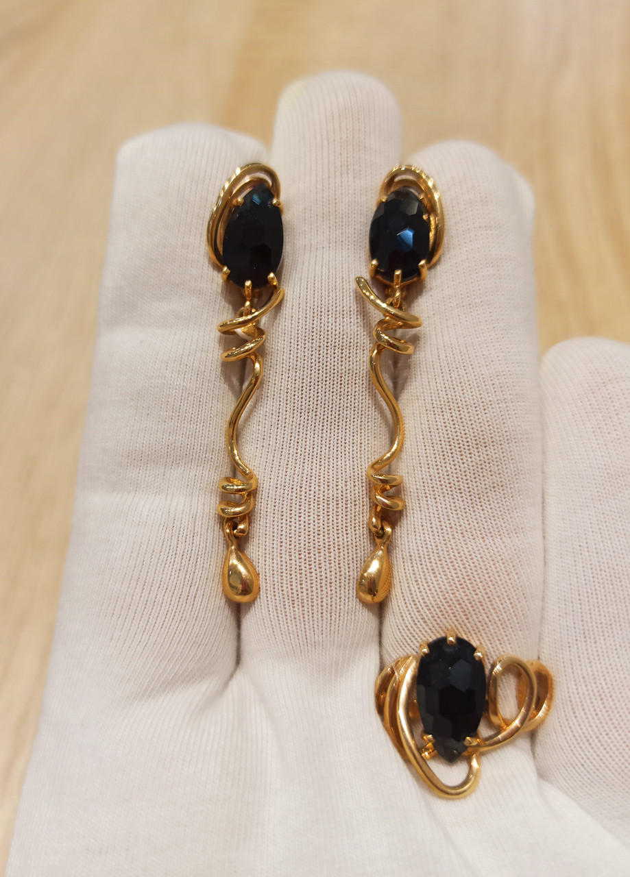 Комплект с ониксом / 18,5 размер ( пр. Абая 141 ), фото 1