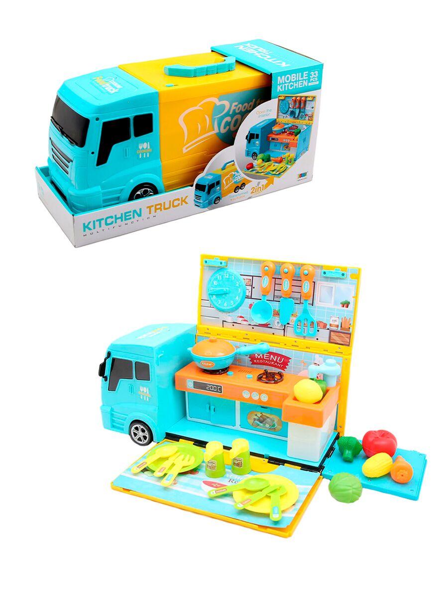 Игровой набор Фургон кухня, 33 предмета, грузовик