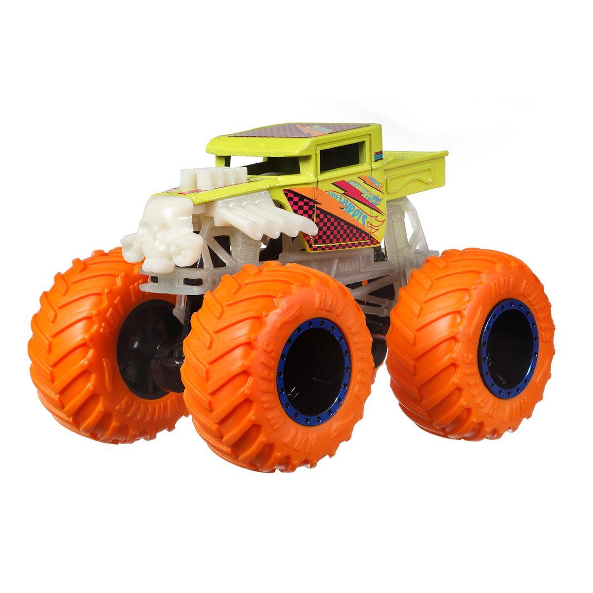 Hot Wheels: Monster Trucks. Монстр-трак светящийся Bone Shaker, фото 1