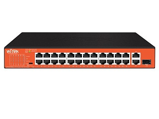 Wi-Tek WI-PS526GH. 24-[ портовый РоЕ коммутатор., фото 1