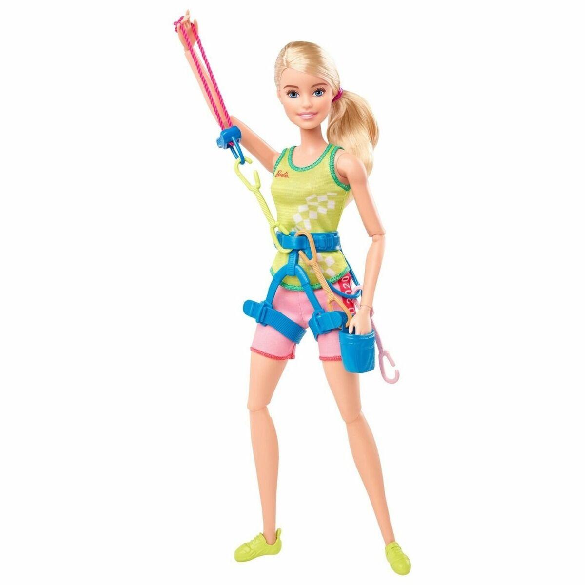 Barbie: Кукла Barbie Олимпийская спортсменка Tokyo 2020, спортивное скалолазание