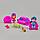 Barmila: Игр.н-р "Домик для мини-куклы" с 2 куклами, розовый, фото 5