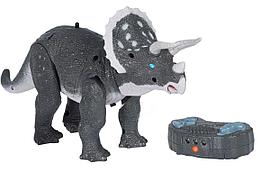 Dinosaur Planet: Интерактивная игрушка Динозавр Трицератопс на пульте управления, фигурки животных