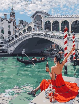 Картина по номерам "Привет из Венеции" 40х50 см