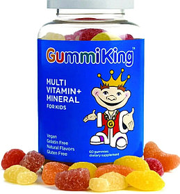 Gummi King, multivitamin+mineral,60 gummies