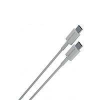 Кабель More choice K71Sa Smart Type-C/Type-C USB 3.0 60W быстрая зарядка 1м (White)