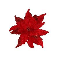 House of seasons: Подвесное украшение "Рождественский цветок", красный 35см.
