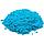 Песок космический. Песочница+формочки, голубой 1 кг (коробка), фото 2