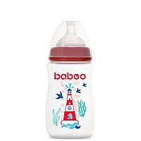Baboo: Бутылочка Marine, cиликон. 250 мл 3м+ красный