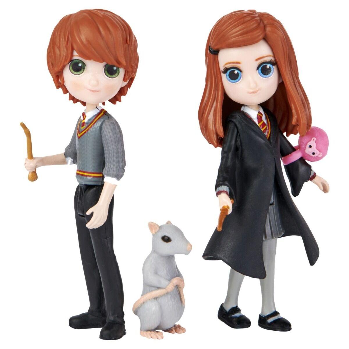 Harry Potter: Набор коллекционных кукол Рон и Джинни, 7см