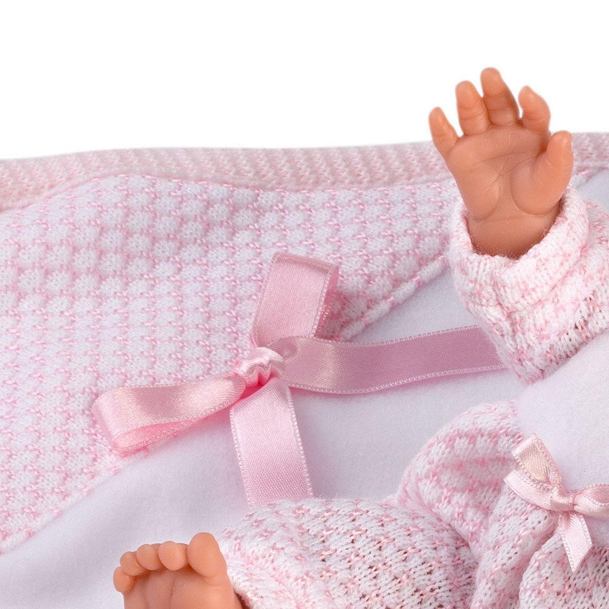 LLORENS: Пупс Малышка 26см, с розовым одеялом - фото 4 - id-p103634133