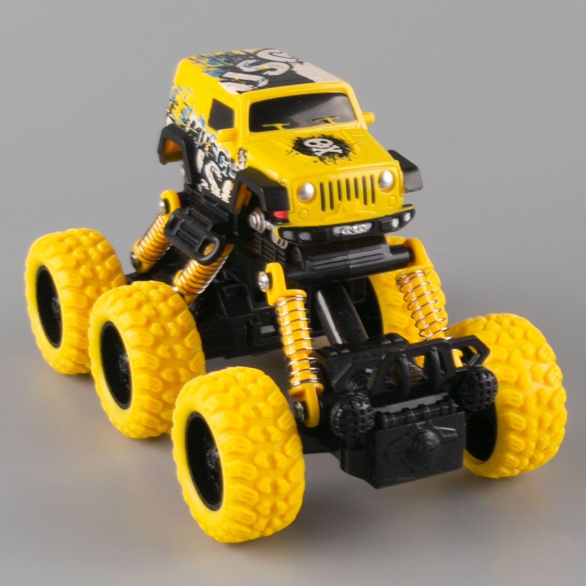 KLX: Игрушка машинка инерционная Скалолаз желтая (461A), фото 1