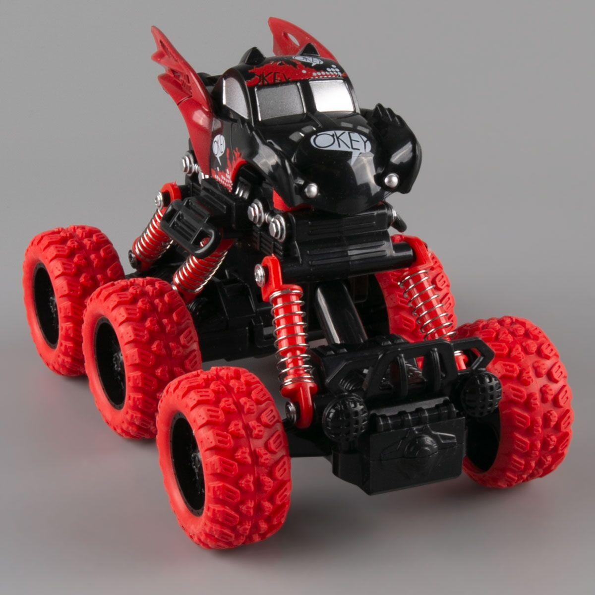 KLX: Игрушка машинка инерционная Скалолаз красная (464A)