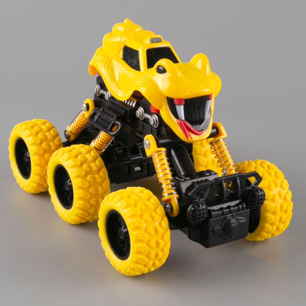 KLX: Игрушка машинка инерционная Скалолаз желтая (481А), фото 1