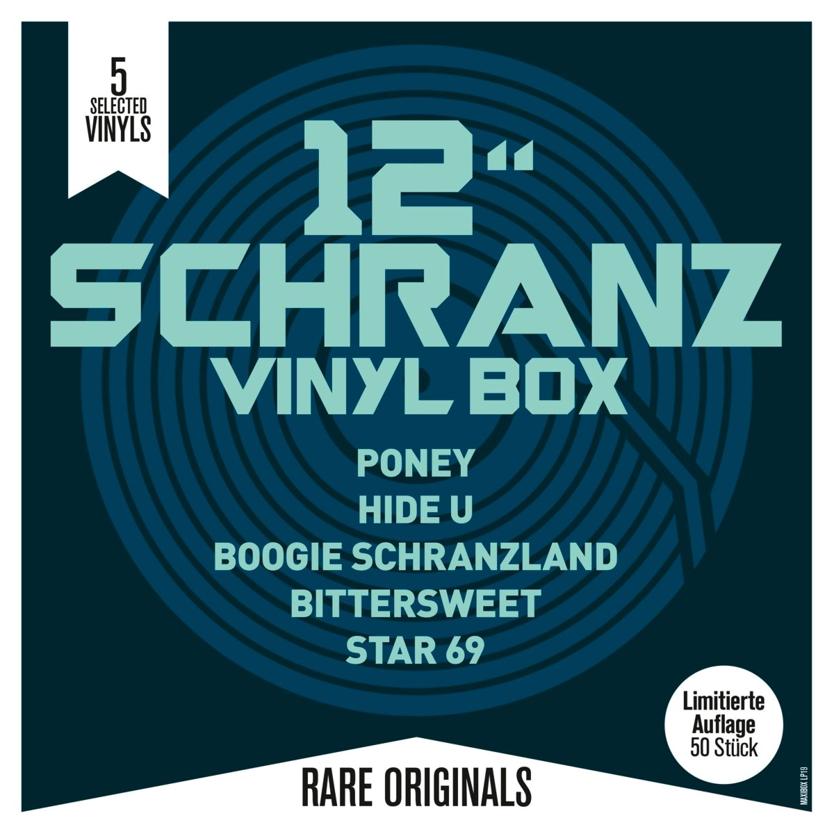 12" Collector's Schranz Vinyl Box 5-12" 5LP
