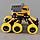 KLX: Игрушка машинка инерционная Самосвал желтый (109), фото 3