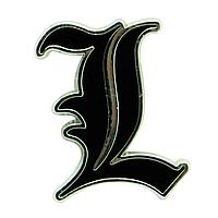 Значок Death Note - Pin L ABYPIN033