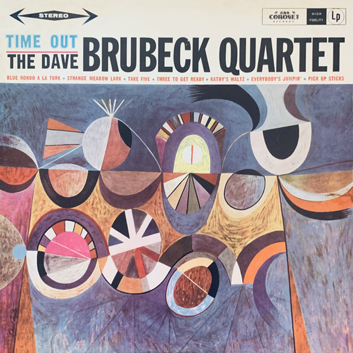 Brubeck Dave Quartet Time Out LP