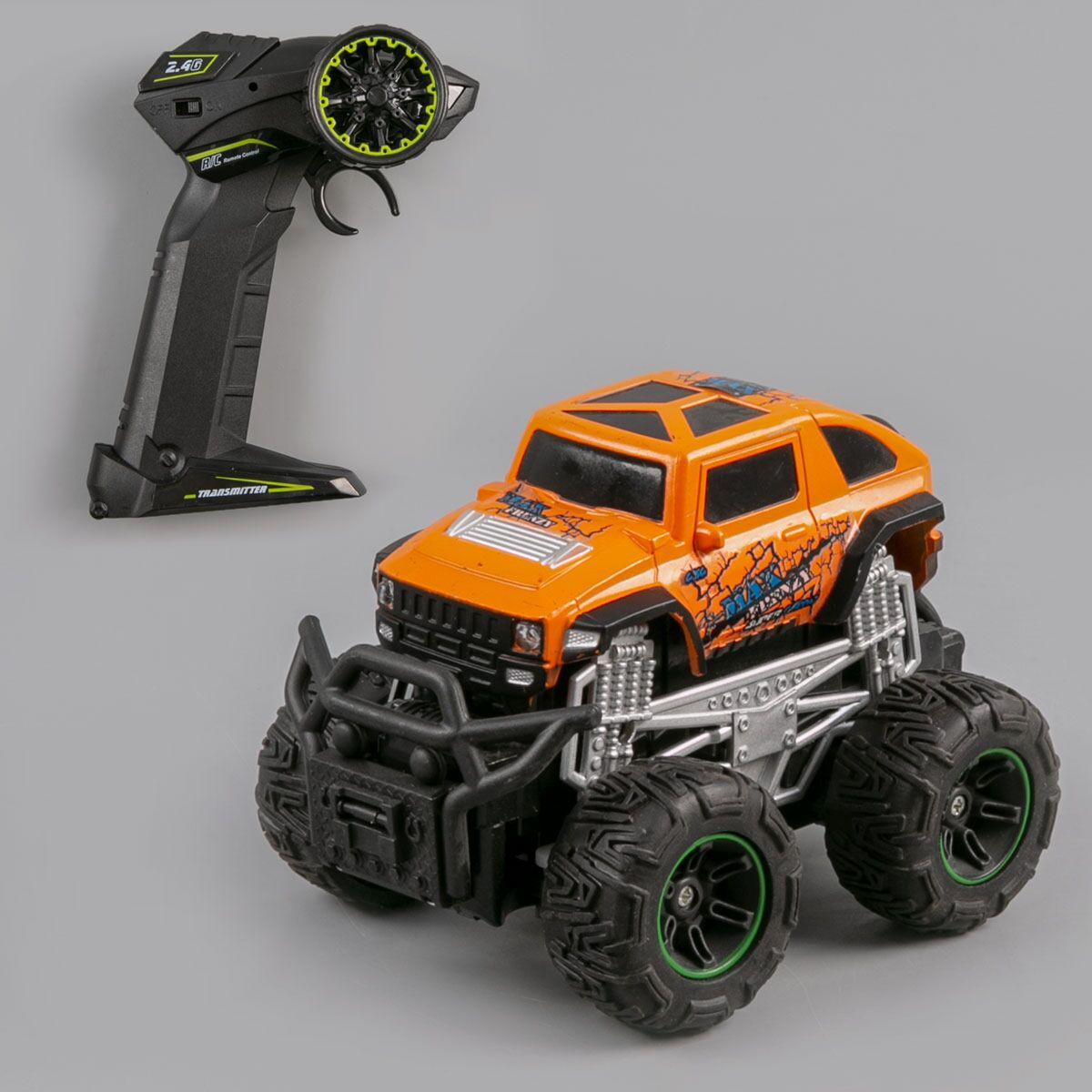 Cross Country: Радиоуправляемая машинка внедорожник Monster Jam на пульте управления, 1:32, оранжевый, фото 1