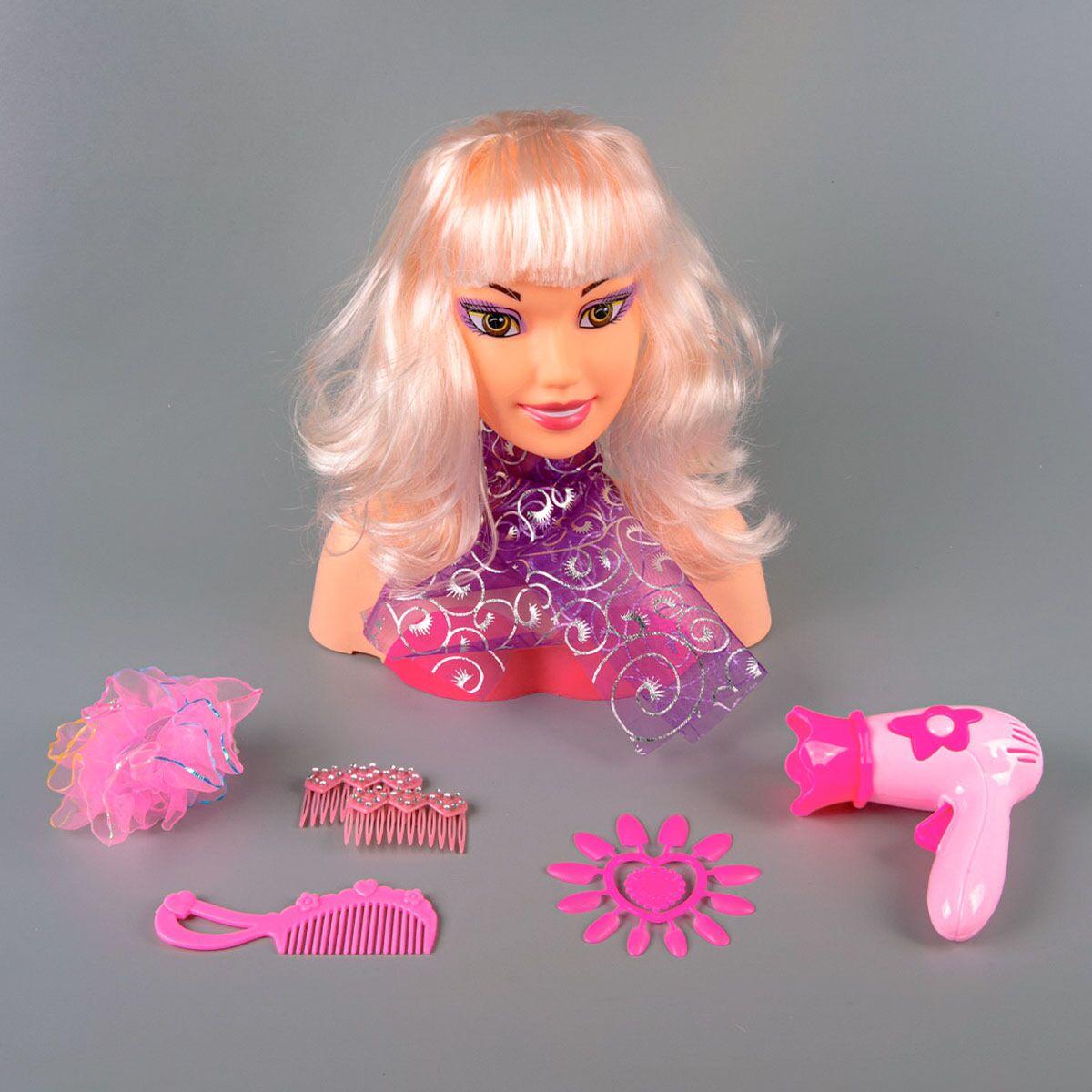 Baby: Кукла-манекен для создания причесок с акссесуарами для волос, блондинка 1, фото 1