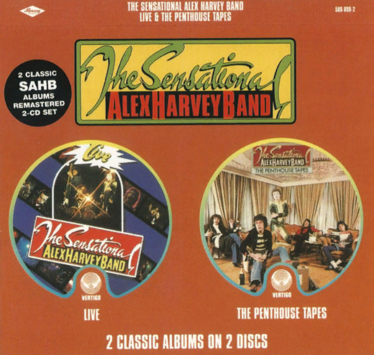 Sensational Alex Harvey B-Live/Penthouse Tapes  2CD  (фирм.)
