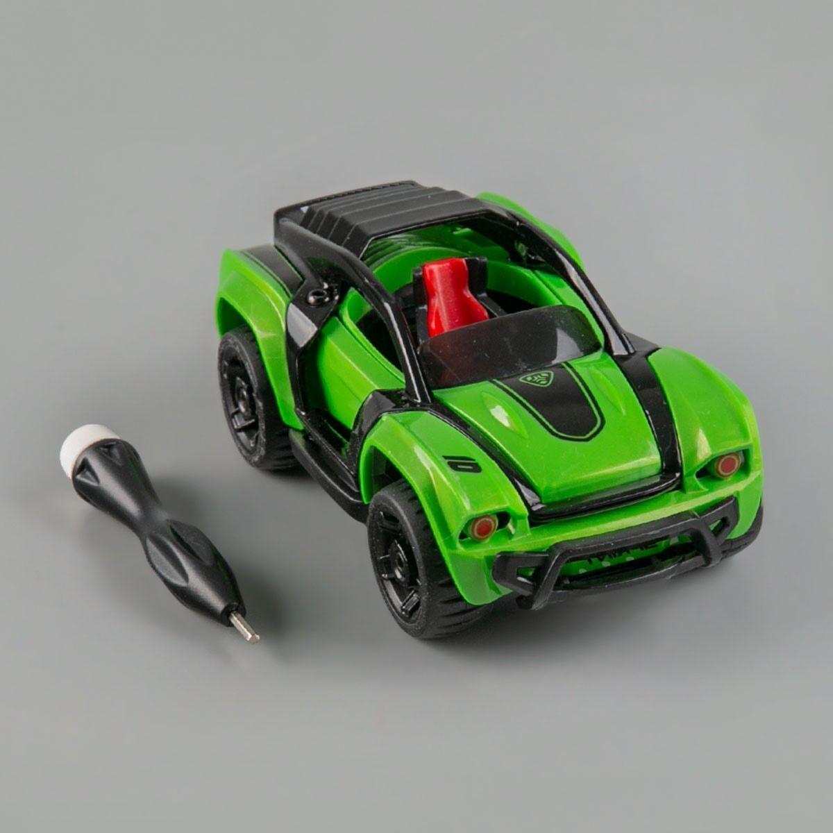 KLX: Игрушка машинка сборная зеленый (0-3), фото 1