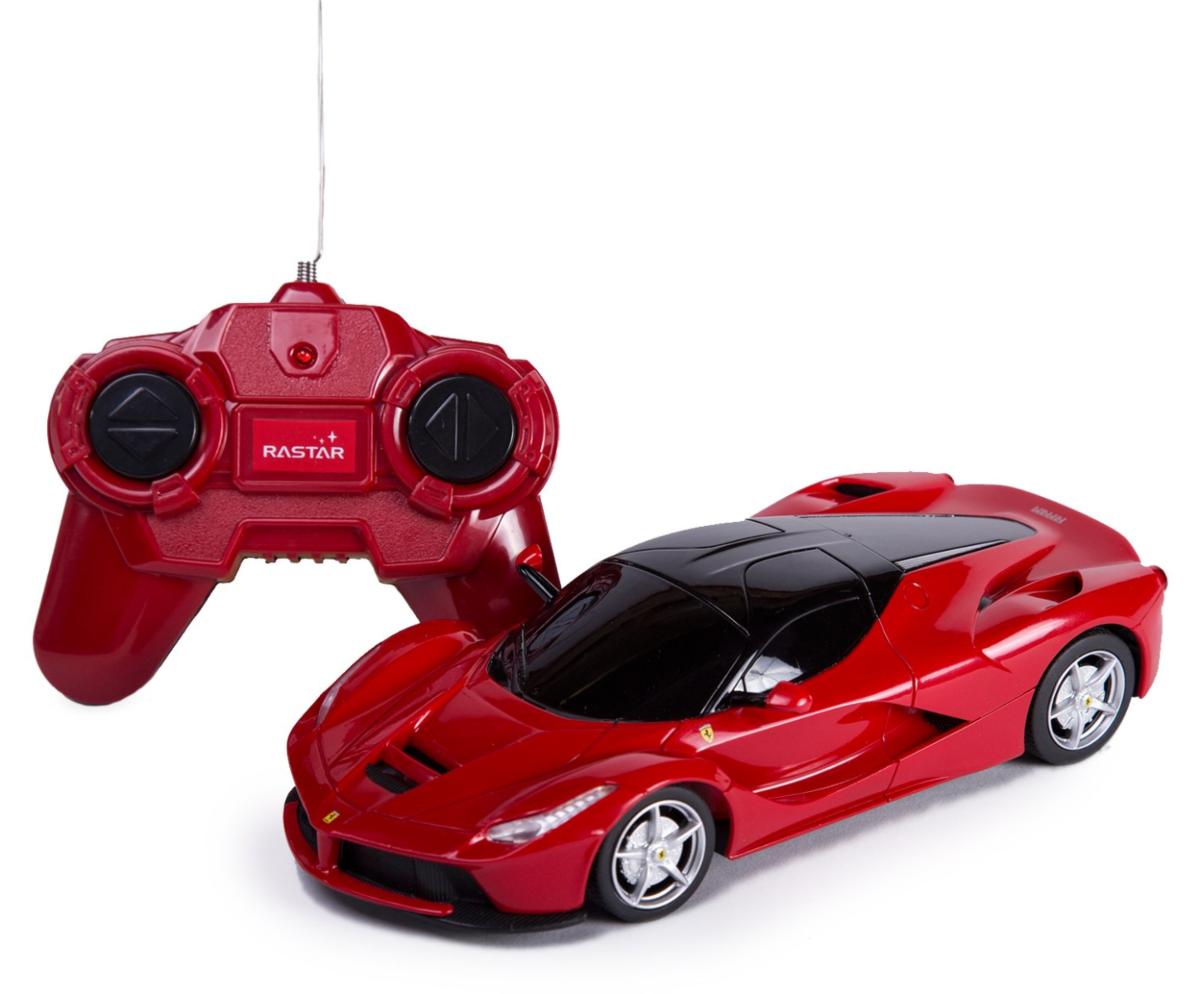 Rastar:  Радиоуправляемая машинка Ferrari LaFerrari на пульте управления, 1:24