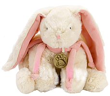 Lapkin: Кролик 30 см белый/розовый