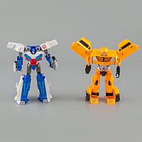 Changerobot: Игр.н-р из 2 роботов-трансформеров (желтый-белый)