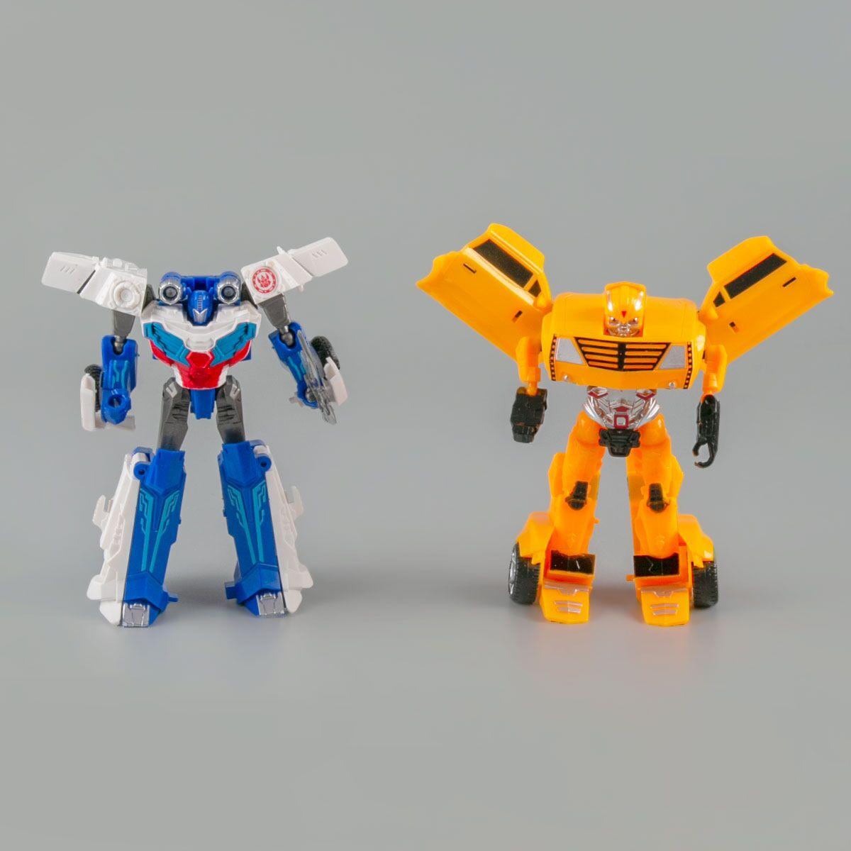 Changerobot: Игр.н-р из 2 роботов-трансформеров (желтый-белый), фото 1