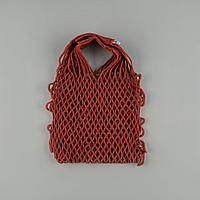 Сумка-сетка текстильная/Net bag. Коричневая. ТМ Tengri People