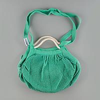 Сумка-сетка текстильная/Net bag. Зеленая. ТМ Tengri People
