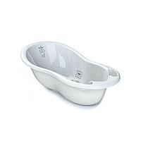 Kidwick: Ванночка для купания  Шатл с термометром, белый/бирюзовый