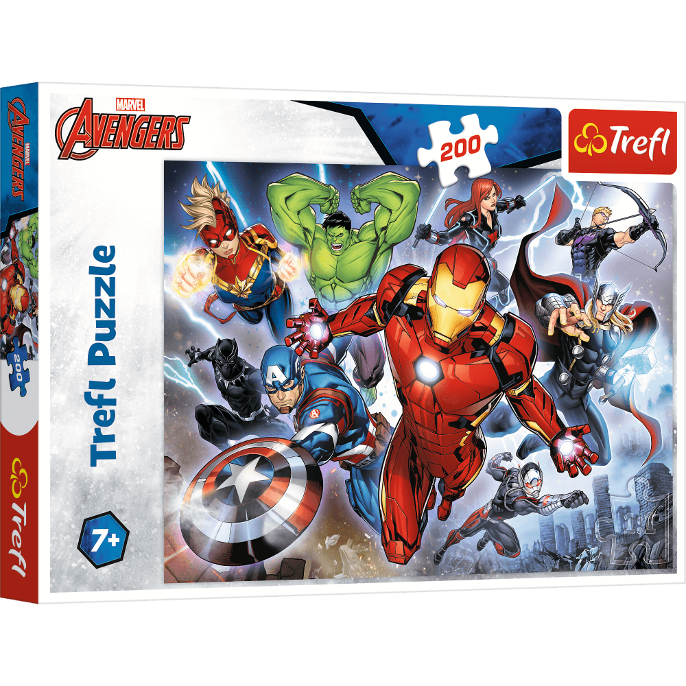 TREFL: пазл Avengers "Могучие Мстители", 200 деталей