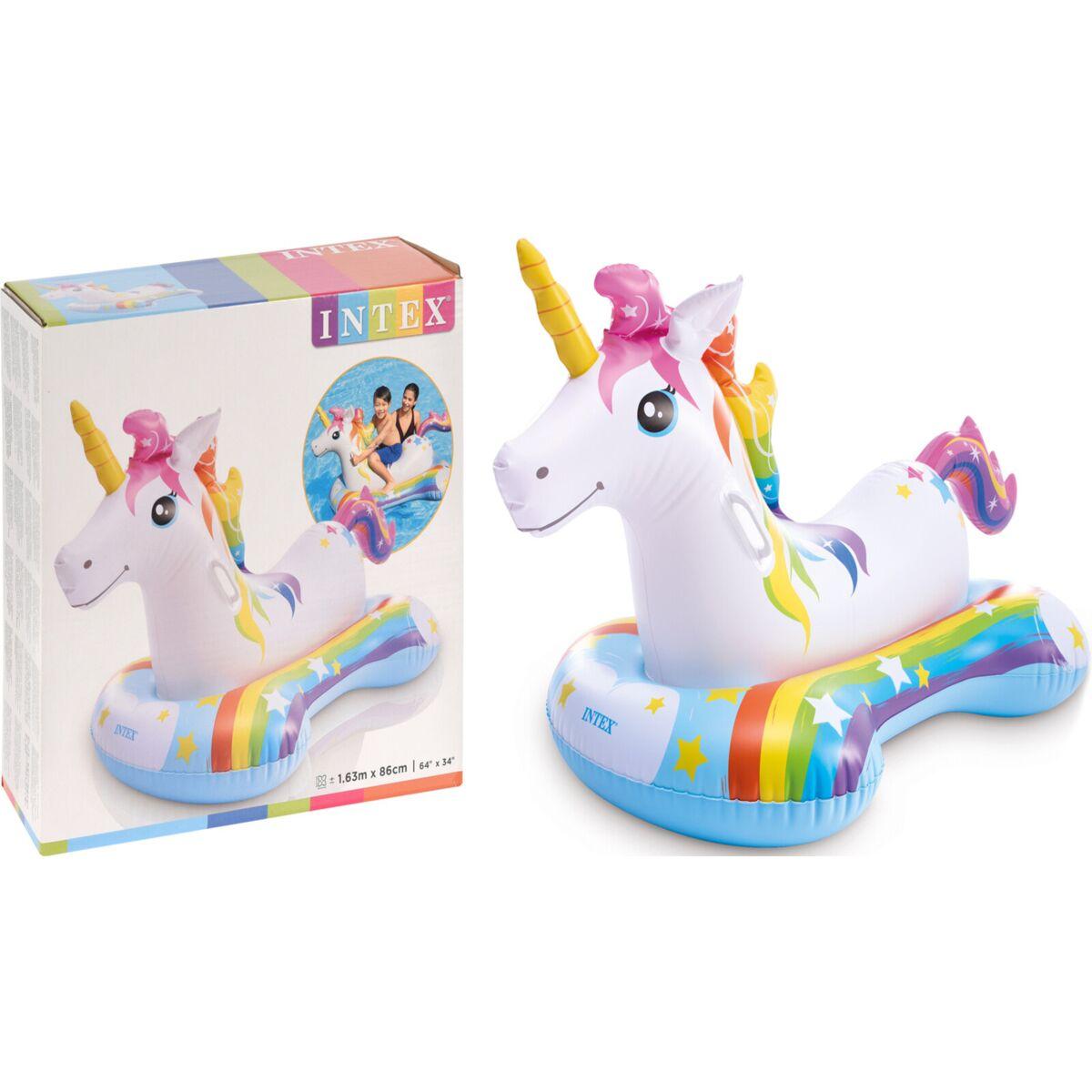 INTEX: Надувная игрушка для катания верхом "Magical Unicorn", 163 х 86 см.