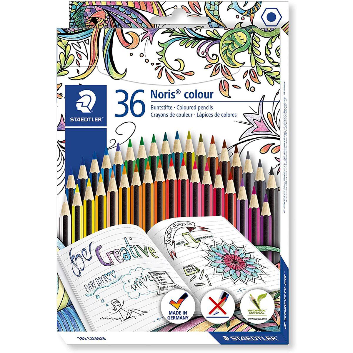 Набор цветных карандашей Noris Colour. 36 цветов