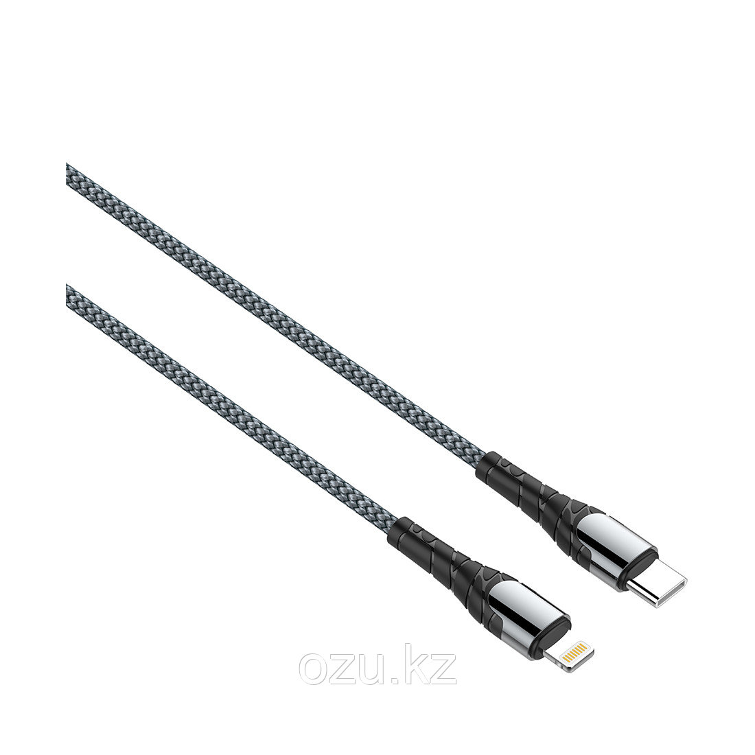 Интерфейсный кабель LDNIO Type-C to Lightning LC111 30W Fast Charging FDY 1м Серый - фото 3 - id-p103582957