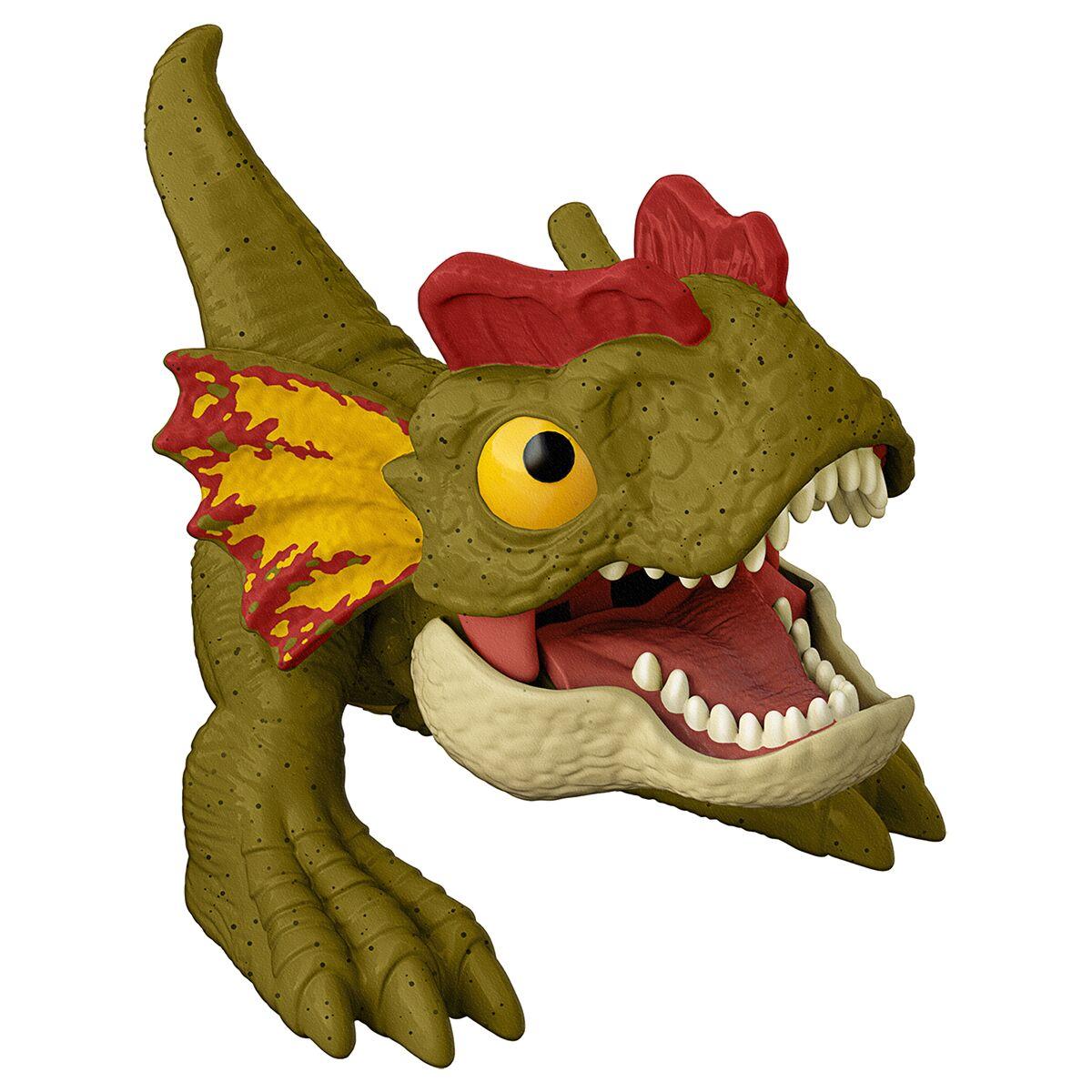 Jurassic World: Dominion. Подвижная фигурка динозавра 7,5см, Дилофозавр ...