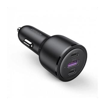 Автомобильное ЗУ Ugreen CD239 2*USB-C PD+USB-A 69W Fast Car Charger, 20467