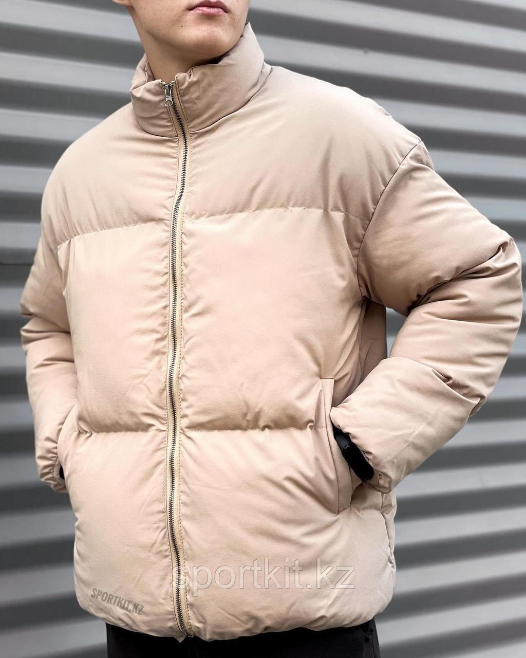 Мужская куртка Antioch 8132, бежевая - фото 2 - id-p103663801