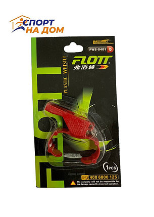 Свисток судейский Flott FWS-0401 пластиковый (красный), фото 2