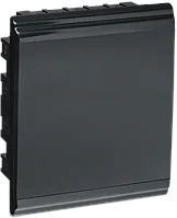 PRIME Корпус пластиковый ЩРВ-П-24 модуля встраиваемый черный IP41 IEK