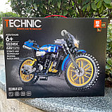 Конструктор  QL0484 Technic Спортивный синий Мотоцикл 426 дет, фото 6
