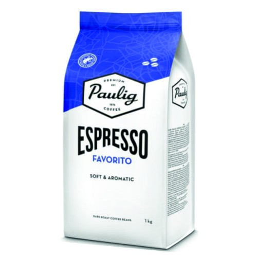 Кофе в зернах Paulig Espresso Favorito, темной обжарки, 1000 гр